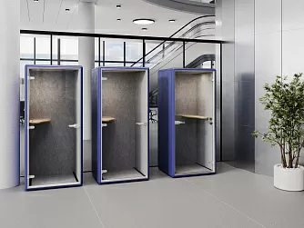 Акустическая кабина Uno+ 1205х956х2315 задняя стенка глухая