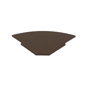 Полка для угловой стойки 815х815х22