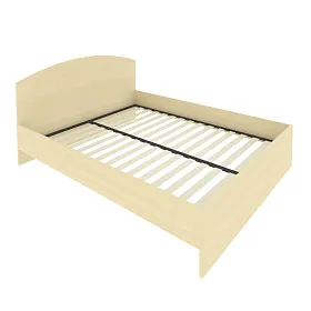 Кровать с ортопедическим основанием и изголовьем 1650*2050*900 - ЭйБиСи-проджект Кровать с ортопедическим основанием и изголовьем 1650*2050*900