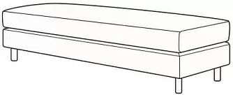 Банкетка 3-х местная  1820х660х450