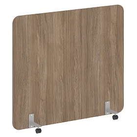 Перегородка на металлических опорах, на роликах, DP.R-160-140, 1600x18x1400