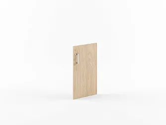 Дверь ЛДСП низкая с замком 422x18x765