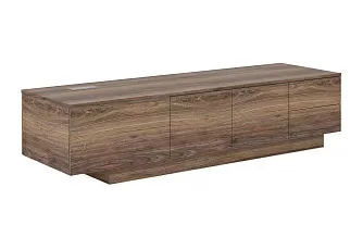 Тумба приставная удлиненная 2000 с двумя ящиками и дверьми правая 2000x600x480