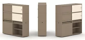 Набор №22. Тумба двойная с надставкой высокой 1500х410х1520