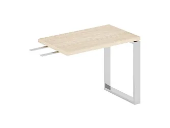 Приставка с опорами цвета хром Rotonda 1000x600x770