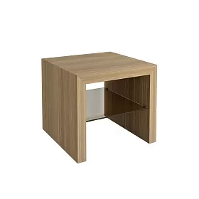 Журнальный стол с полкой (полка стекло бронза) - ЭйБиСи-проджект Журнальный стол с полкой (полка стекло бронза)