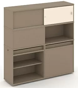 Набор №28. Тумба двойная с надставкой высокой 1500х410х1520