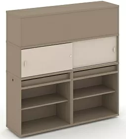 Набор №3. Тумба двойная с надставкой высокой 1500х410х1520