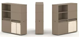 Набор №21. Тумба двойная с надставкой высокой 1500х410х1520