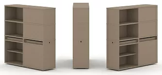 Набор №17. Тумба двойная с надставкой высокой 1500х410х1520