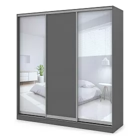Шкаф-купе 3-дверный (база 4) 2098х600х2201 - ЭйБиСи-проджект Шкаф-купе 3-дверный (база 4) 2098х600х2201