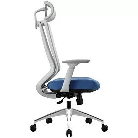 Офисное кресло Chairman CH580 серый/голубой