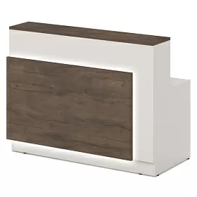 Ресепшн прямая с RGB 1600х790х1225