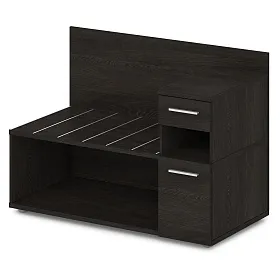 Тумба багажная с ящиком и дверью правая 1200x600x850