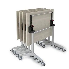 Прямолинейный стол трансформер с ручкой 1600х600х750