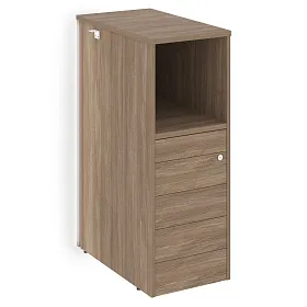 Тумба с подсветкой 5 ящиков TIP-ON завершающая, правая, 432х767х1185