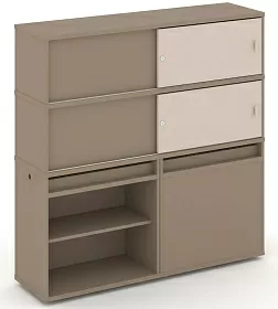 Набор №22. Тумба двойная с надставкой высокой 1500х410х1520