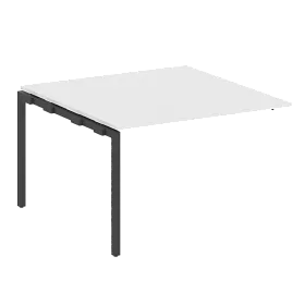 Проходной наборный элемент переговорного стола на П-образном м/к (проходная опора Б.ОСП-123, столешница, два комплекта траверс) 1200*1235*750