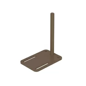 Комплект креплений экрана со штырем 50*74*92 - ЭйБиСи-проджект Комплект креплений экрана со штырем 50*74*92