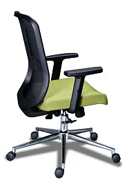 Офисное кресло ТАЙМ RSJ хром паук