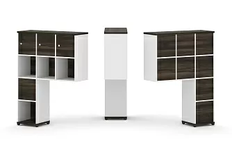 Надставка высокая + (Задняя стенка 8шт.) + (Блок 2 ящика - 1шт.) + (Распашной фасад - 3шт.) 1099х350х1486