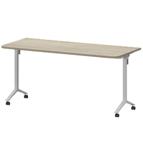 Стол  складной мобильный радиусный 1600х700х750, 25мм