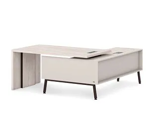 Стол руководителя с опорной тумбой 1772х1872х750