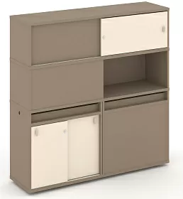 Набор №33. Тумба двойная с надставкой высокой 1500х410х1520