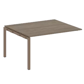 Проходной наборный элемент переговорного стола на П-образном м/к (проходная опора Б.ОСП-123, столешница, два комплекта траверс) 1400*1235*750