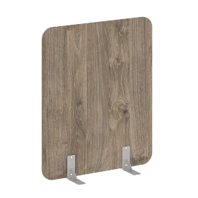 Перегородки на металлических опорах, на фетровых подпятниках, DP.F-100-120, 1000x18x1200