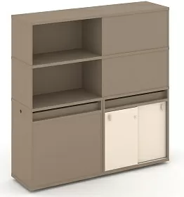 Набор №21. Тумба двойная с надставкой высокой 1500х410х1520