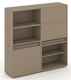 Набор №17. Тумба двойная с надставкой высокой 1500х410х1520