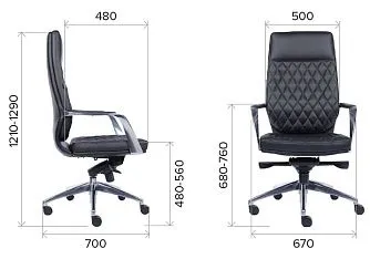 Офисное кресло Everprof Roma (экокожа)