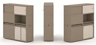 Набор №33. Тумба двойная с надставкой высокой 1500х410х1520