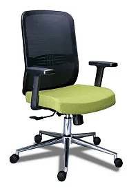 Офисное кресло ТАЙМ RSJ хром паук