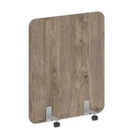 Перегородка на металлических опорах, на роликах, DP.R-100-120, 1000x18x1200