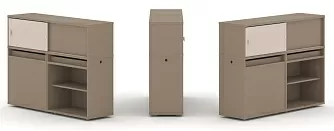 Набор №14. Тумба двойная с надставкой низкой 1500х410х1135