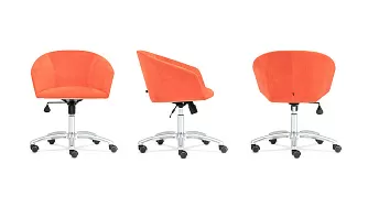 Кресло Чарли D80 на крестовине с колесами