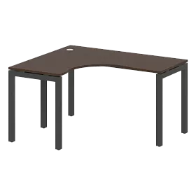 Стол криволинейный левый на П-образном м/к 1400*1200*750
