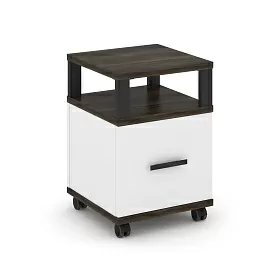 Тумба мобильная 1 распашной фасад с надставкой 420х420х615