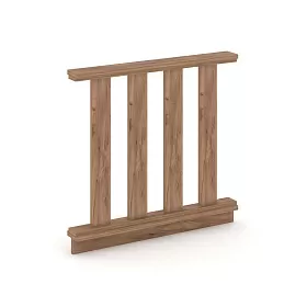 Барьер для зала суда 900х100х850