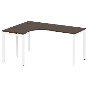 Стол криволинейный левый на П-образном м/к 1600*1200*750