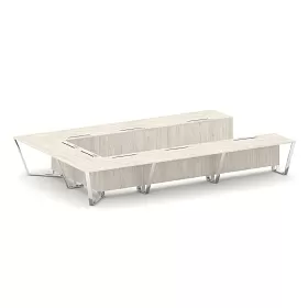 Стол переговорный П-образный MD-PR.B.SP-15P 4800*3200*750