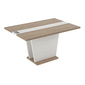 Брифинг-приставка (элемент стола переговоров), с кабель-каналом 1400x1000x750 - ЭйБиСи-проджект Брифинг-приставка (элемент стола переговоров), с кабель-каналом 1400x1000x750