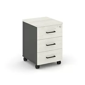 Тумба мобильная 3 ящика.  Стандартные колеса SN.TM-002 416*460*611