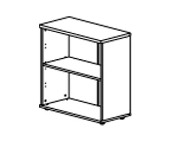 Стеллаж СМШ-28 792х380х835