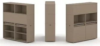 Набор №1. Тумба двойная с надставкой высокой 1500х410х1520