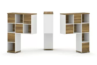 Надставка высокая + (Задняя стенка 8шт.) 1099х350х1486