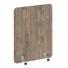 Перегородка на металлических опорах, на роликах, DP.R-120-150, 1200x18x1500