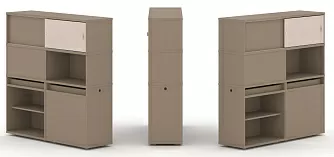 Набор №28. Тумба двойная с надставкой высокой 1500х410х1520